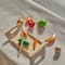PlanToys Wooden Pretend Play Fruit & Vegetable Food Set